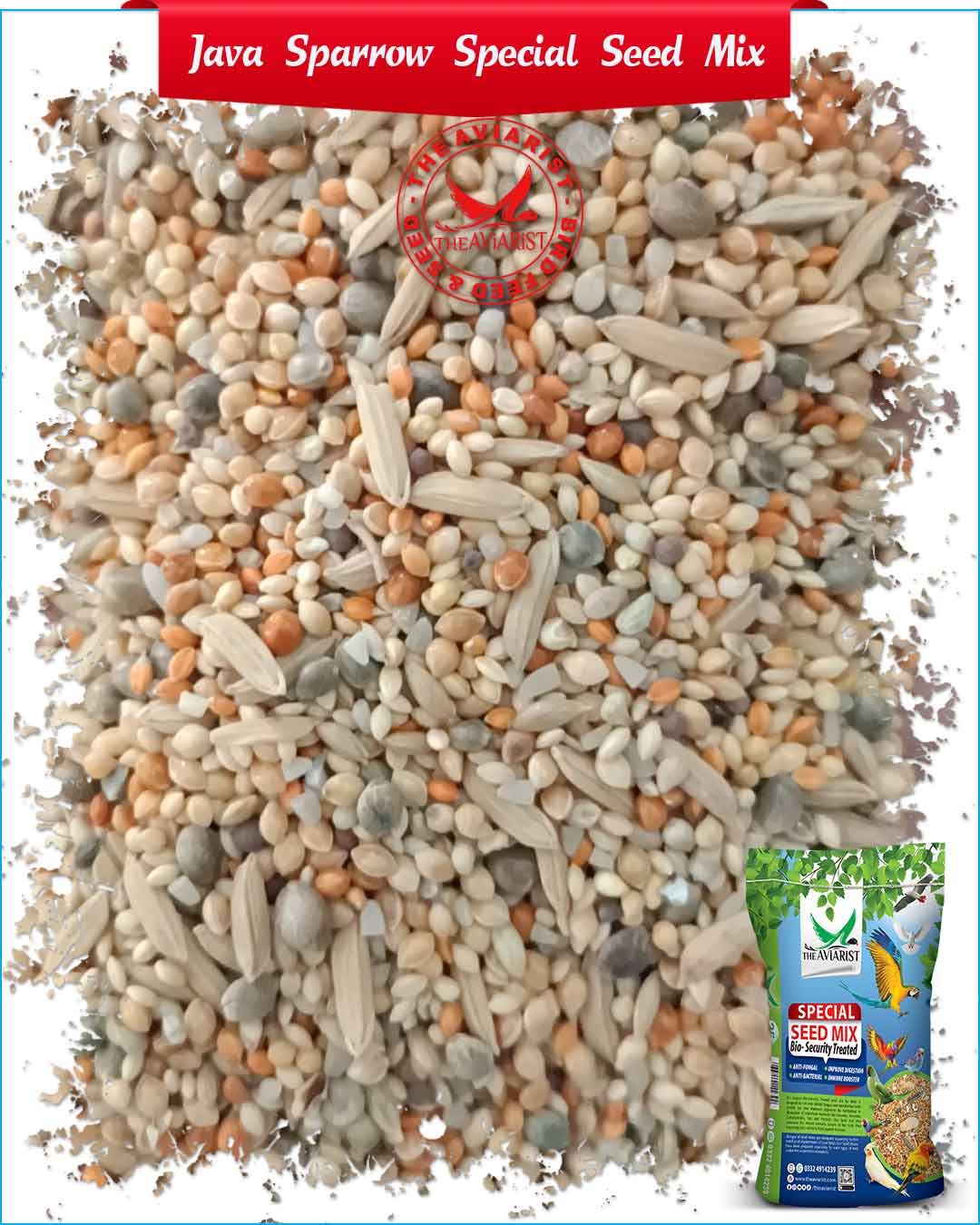 Java Sparrow Special Seed Mix - The Aviarist