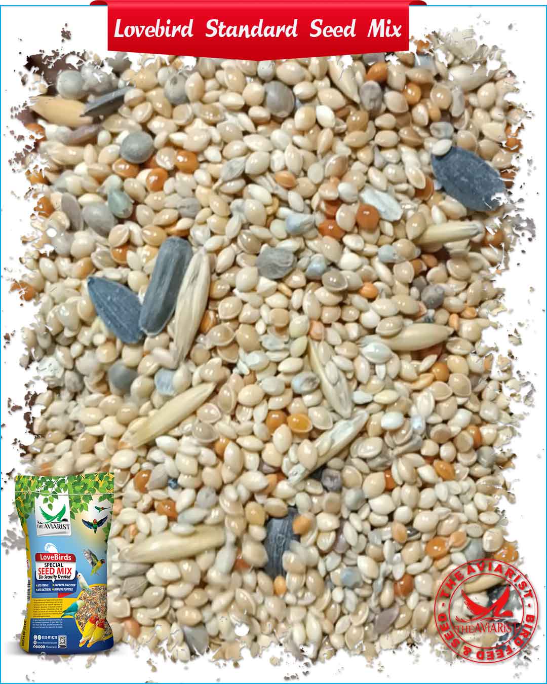 Lovebird Standard Seed Mix - The Aviarist